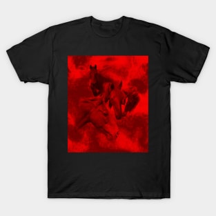 Horses in the inferno T-Shirt